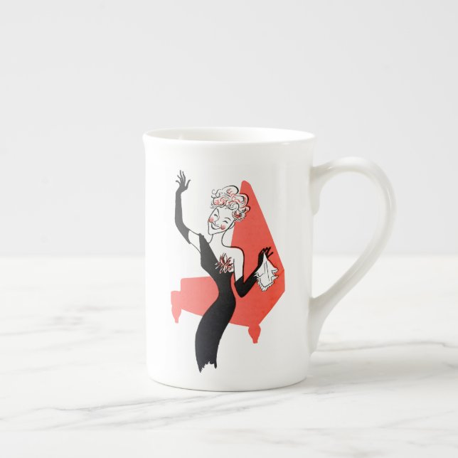 Taza de la caricatura de Hildegarde (Derecha)