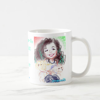 Taza de la caricatura de Jennifer-Jo's