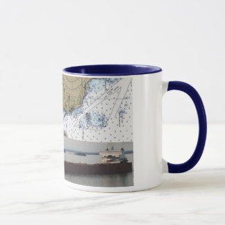 Taza de la carta del pueblo del desvío de B. Speer
