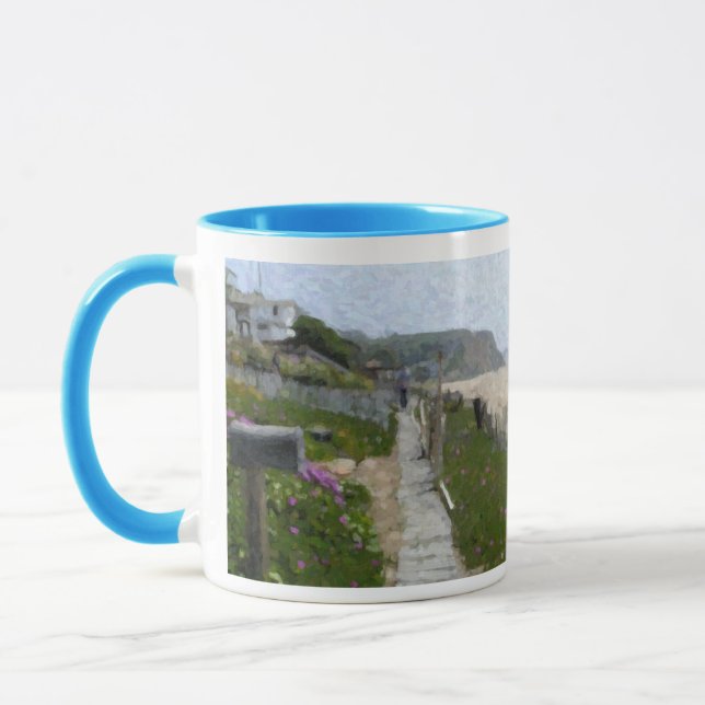 Taza "de la Casa Blanca cristalina de la ensenada" (Izquierda)