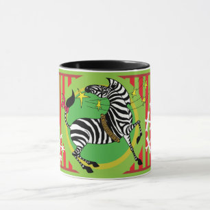 Taza de la cebra de 2018 días de fiesta