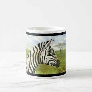 Taza de la cebra del Damara
