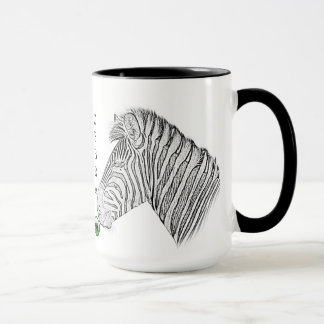 Taza de la cebra - serie de África