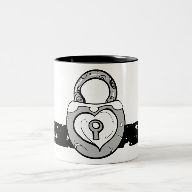 Taza de la cerradura del corazón (Centro)
