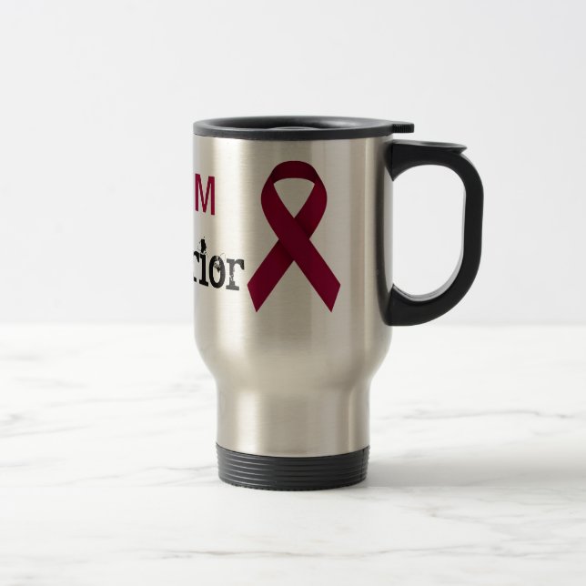 Taza de la cinta de la conciencia de Borgoña para (Derecha)