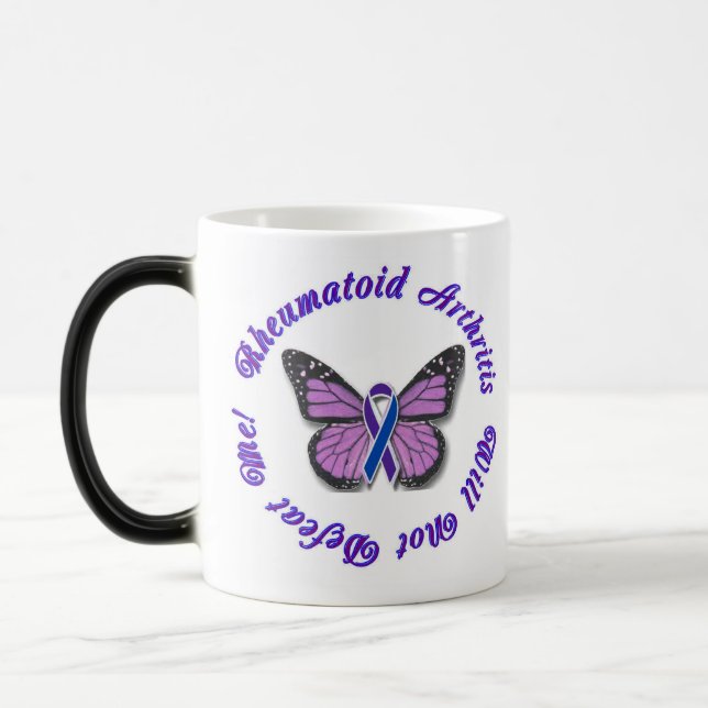 Taza de la cinta de la conciencia de la artritis (Izquierda)