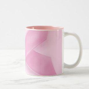Taza de la cinta del rosa de la conciencia del