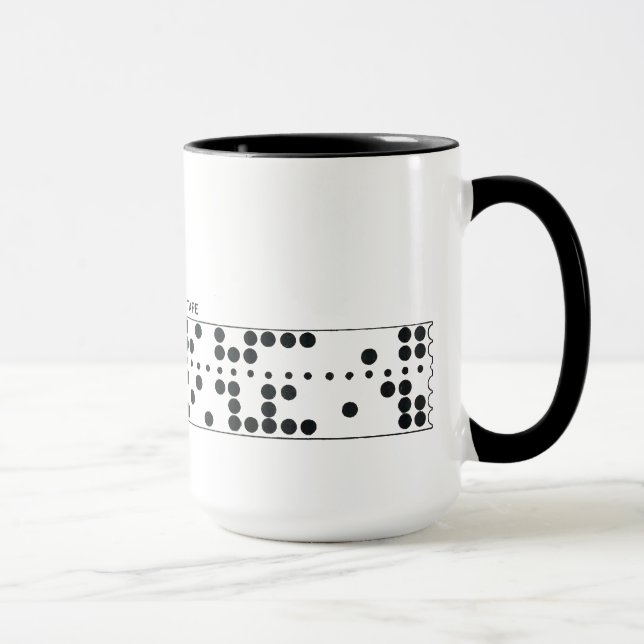 Taza de la cinta perforada (Derecha)