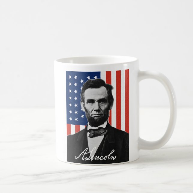 Taza de la cita de Abraham Lincoln Gettysburg (Derecha)