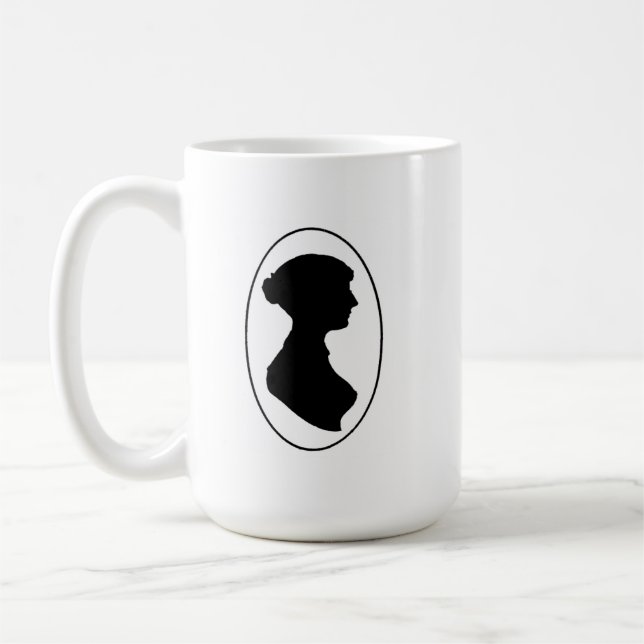 Taza de la cita de Jane Austen (Izquierda)