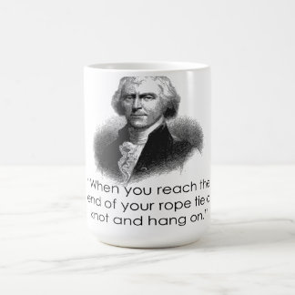 Taza de la cita de la cuerda de Thomas Jefferson