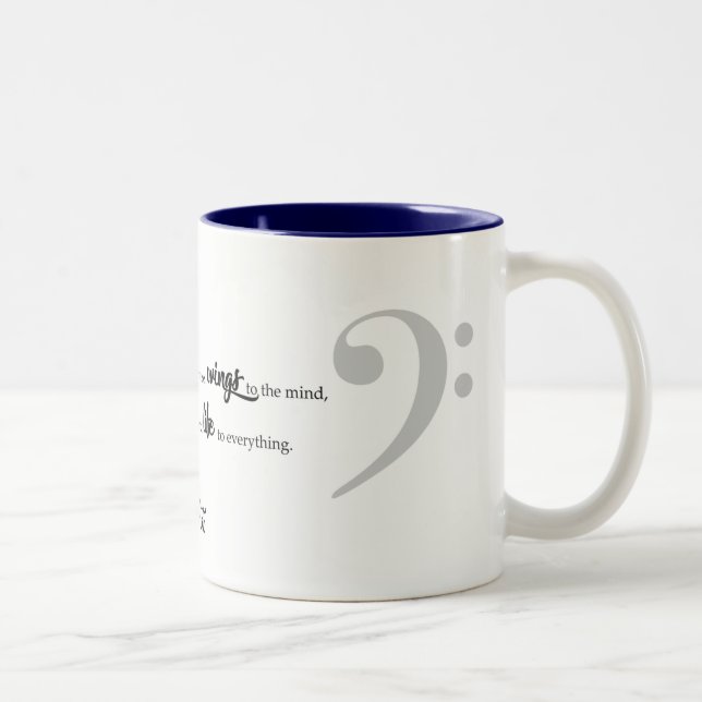 Taza de la cita de la música (Derecha)