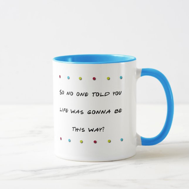 Taza de la cita de los amigos (Derecha)