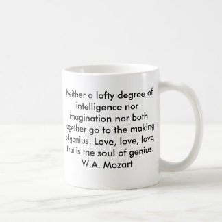 Taza de la cita de Mozart