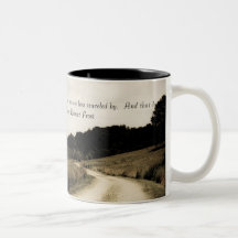 Taza de la cita de Robert Frost