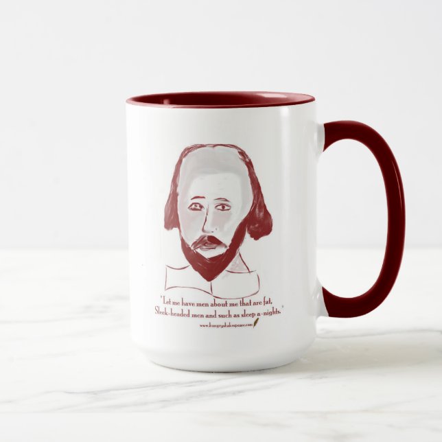 Taza de la cita de Shakespeare (Derecha)