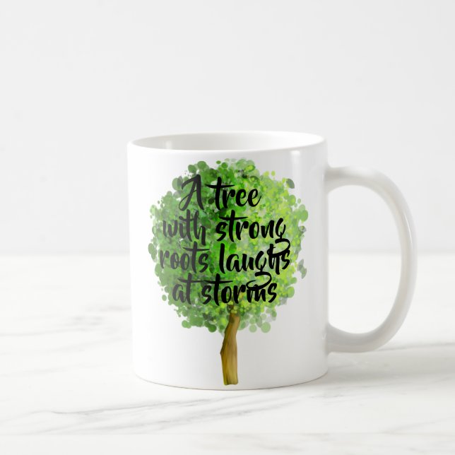 Taza de la cita del árbol (Derecha)