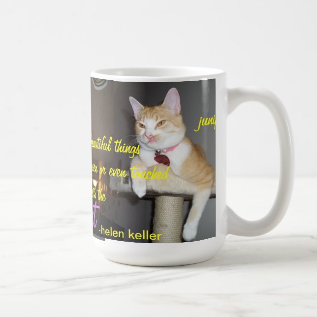 Taza de la cita del keller de Junipurr Helen con (Derecha)