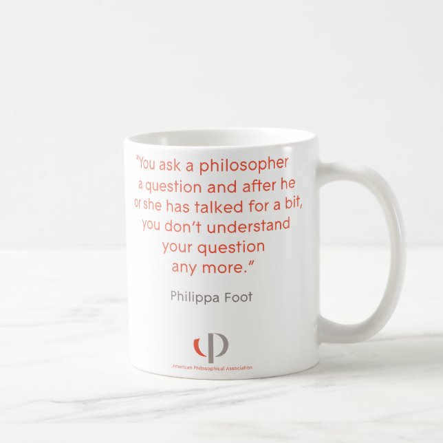 Taza de la cita del pie de Philippa (Derecha)