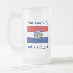 Taza de la ciudad del mapa de la bandera de