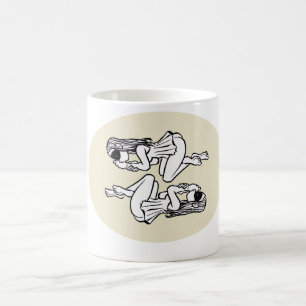 Taza de la cóclea y de café de Eustachia