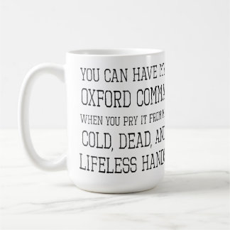 Taza de la coma de Oxford