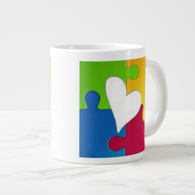 Taza de la conciencia del autismo (Derecha)