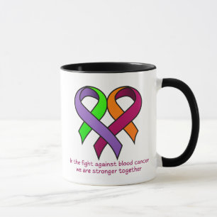 Taza de la conciencia del cáncer de sangre