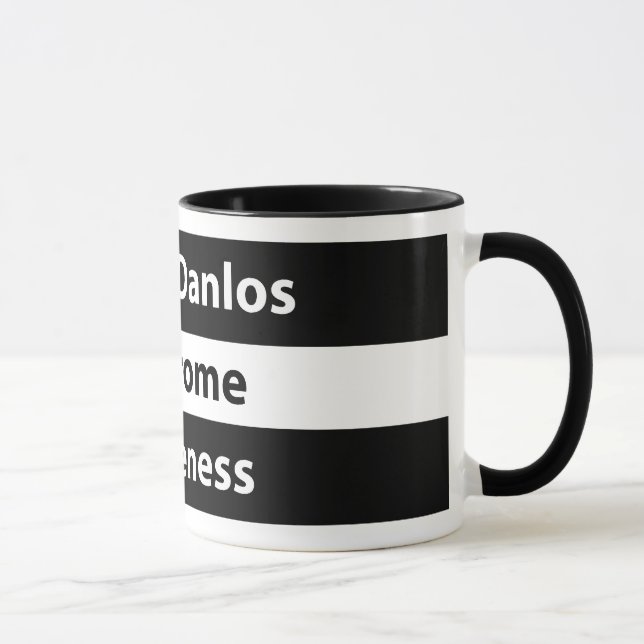 Taza de la conciencia del síndrome de (Derecha)
