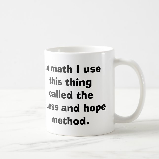 Taza de la conjetura y de la esperanza de la (Derecha)