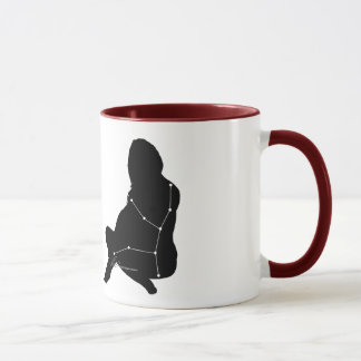 Taza de la constelación/zodiaco del virgo