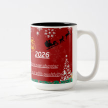 Taza de la Copa de Año Nuevo con Mejores Deseos