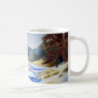 Taza de la corriente del invierno