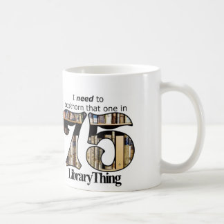 taza de la cosa de la biblioteca 75ers