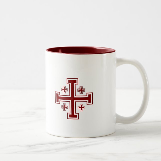 Taza de la cruz de Jerusalén (Derecha)