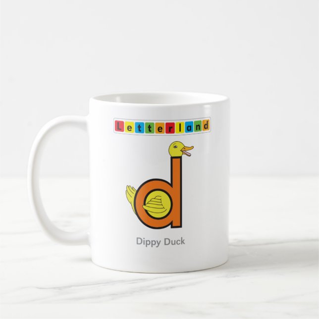 Taza de la DD de Letterland el | (Izquierda)