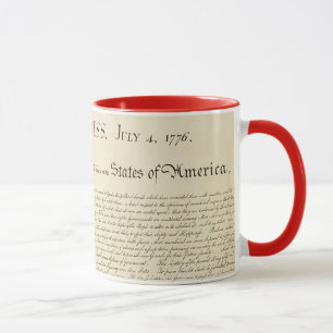 Taza de la Declaración de Independencia
