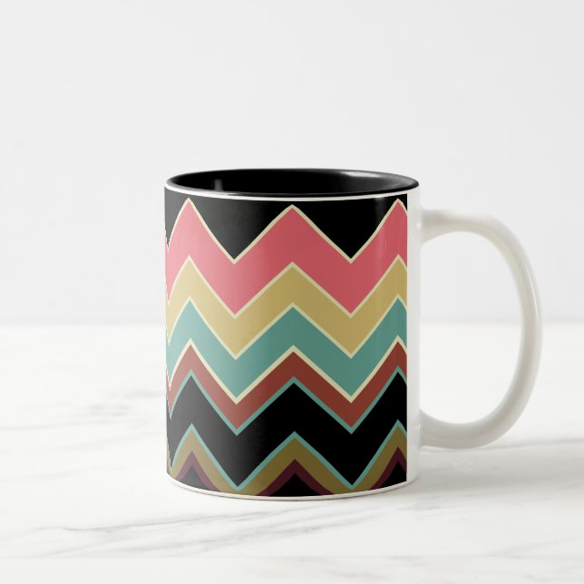 Taza de la decoración del diseñador del modelo de (Derecha)