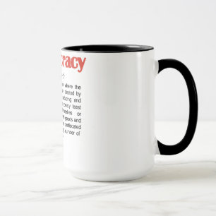 Taza de la definición de Ineptocracy