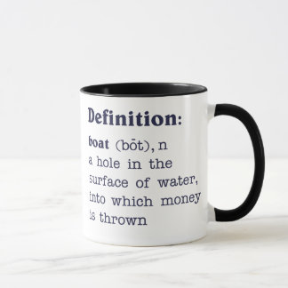 Taza de la definición del barco