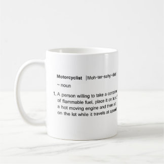Taza de la definición del "diccionario" del