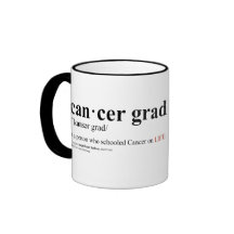 Taza de la definición del graduado del cáncer