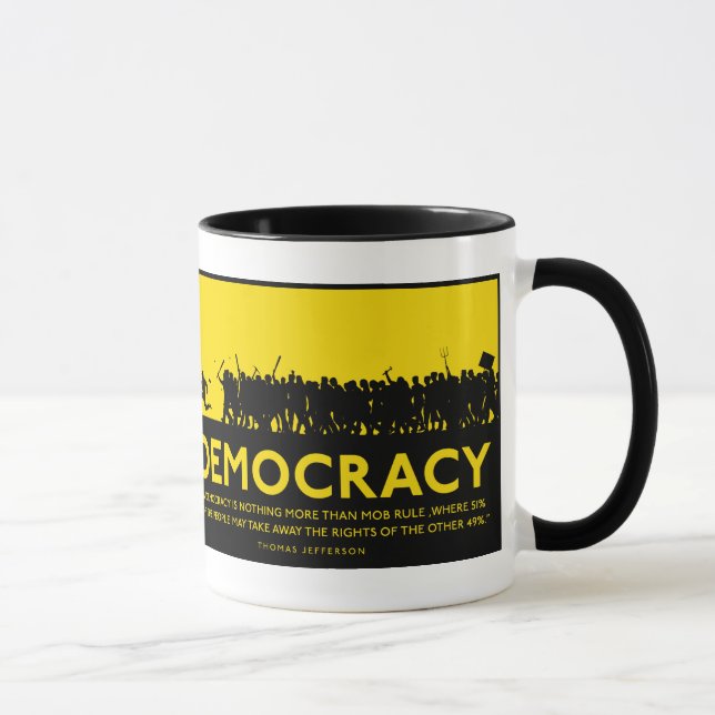 Taza de la democracia (Derecha)