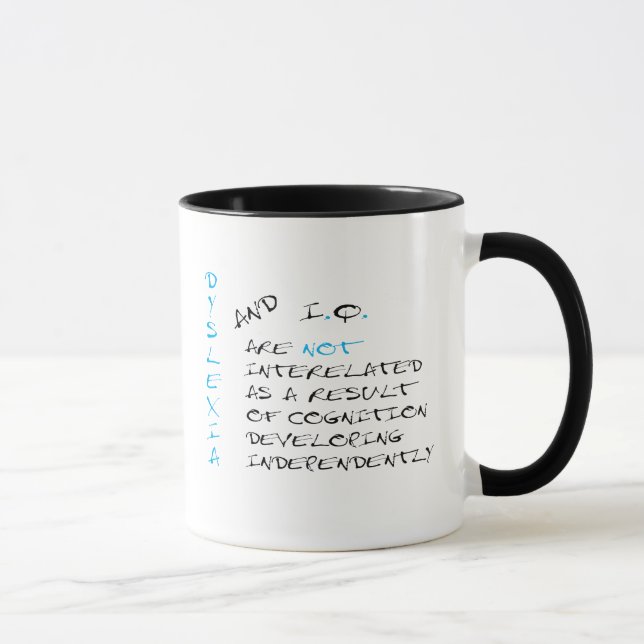 Taza de la DISLEXIA (Derecha)