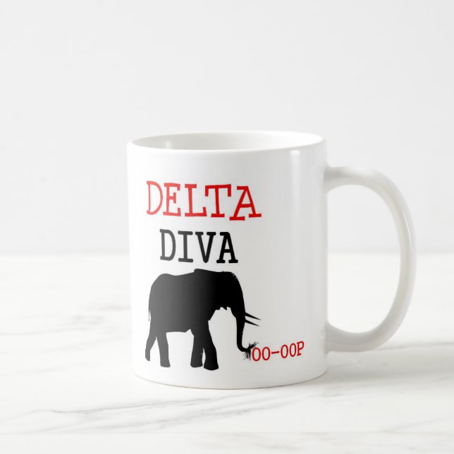 taza de la diva del delta (Derecha)