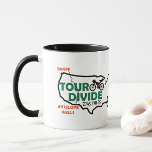 Taza de la divisoria del viaje