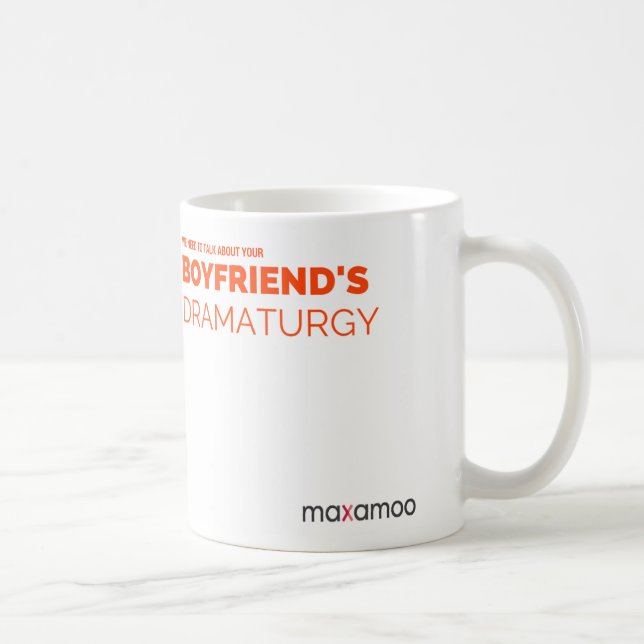 Taza de la dramática de su novio (Derecha)