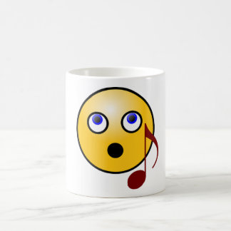 Taza de la emoji del canto