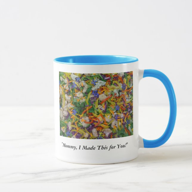 Taza de la ensalada del arco iris (Derecha)