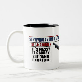TAZA DE LA ESCOPETA DEL ZOMBI